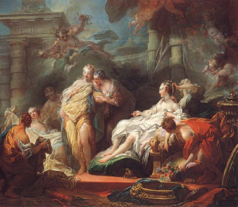 Jean Honore Fragonard Psyche Showing Her Sisters her gifts From Cupid